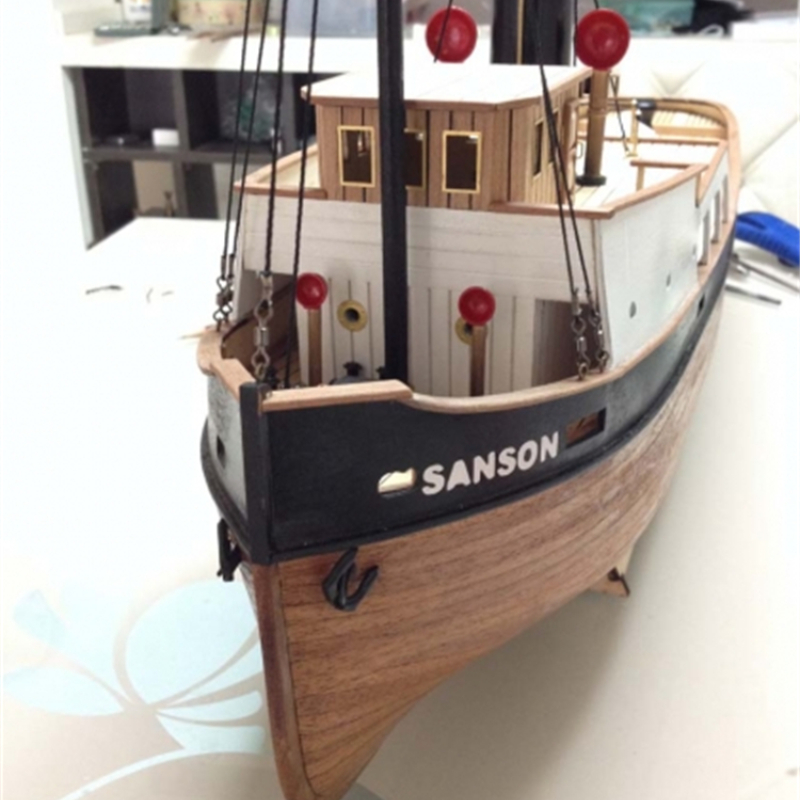 Model Kit Yacht - 1:50 Lasergesneden Houten Boot Model Sanson