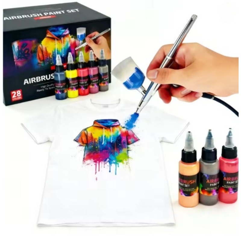 Paint Model Kit - 12/28 Kleuren Watergedragen Airbrush Acrylverfset 30ml