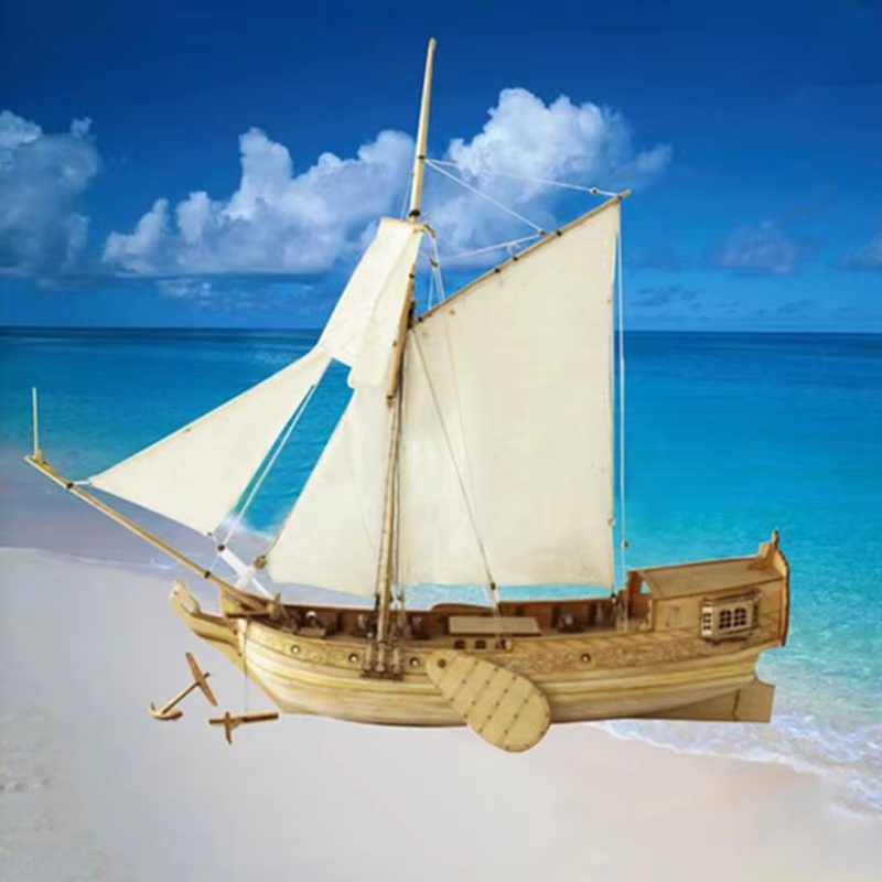 Model Kit Yacht - Houten montagemodelsets Klassieke zeilboot Nederlandse koninklijke