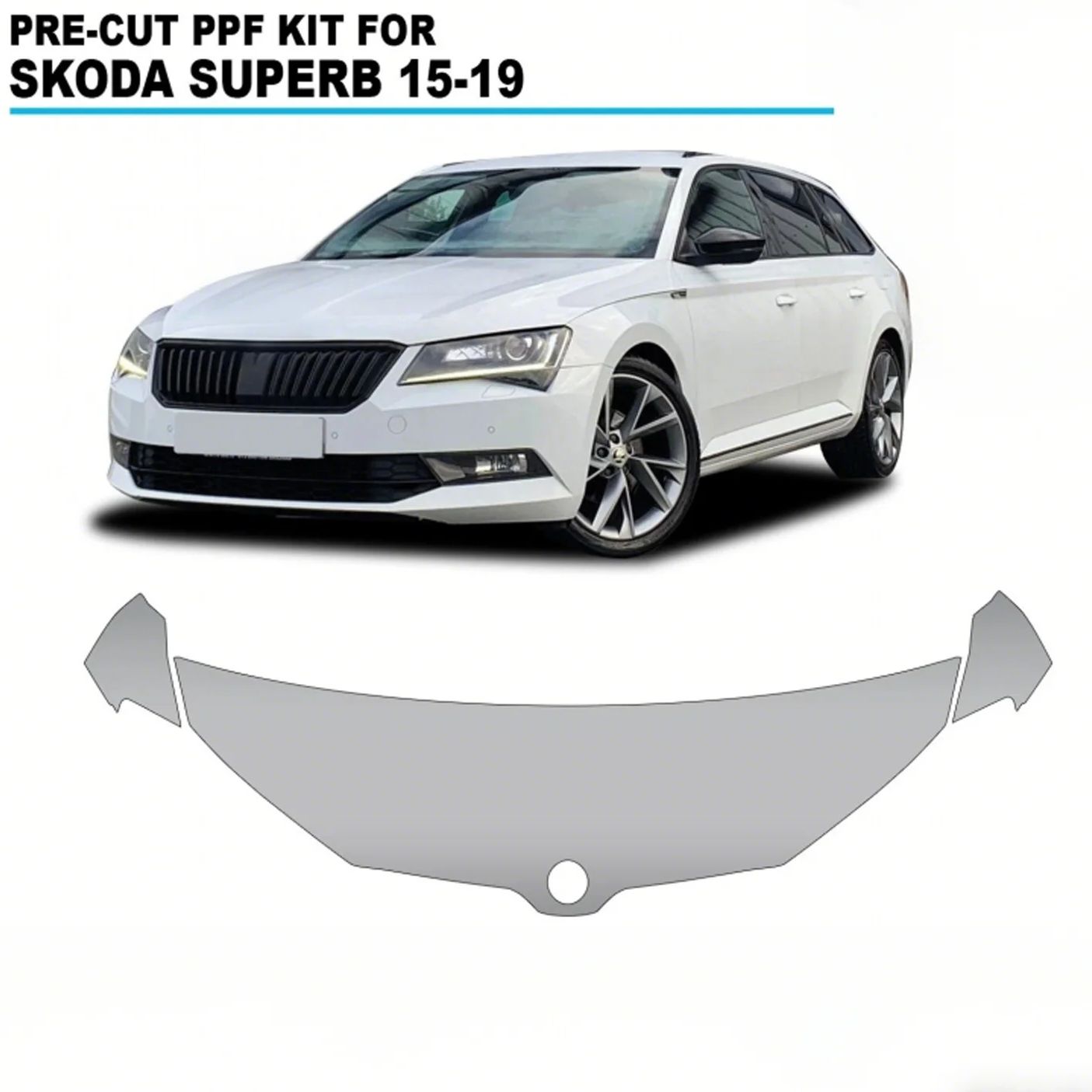 Paint Model Kit - 8,5 Mil TPU Bumper Kap Lakbeschermfolie
