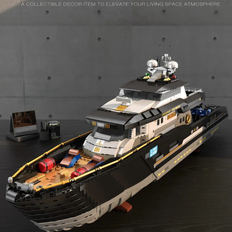 Model Kit Yacht - Reobrix 66103 Gigantische Luxe Jacht Schip
