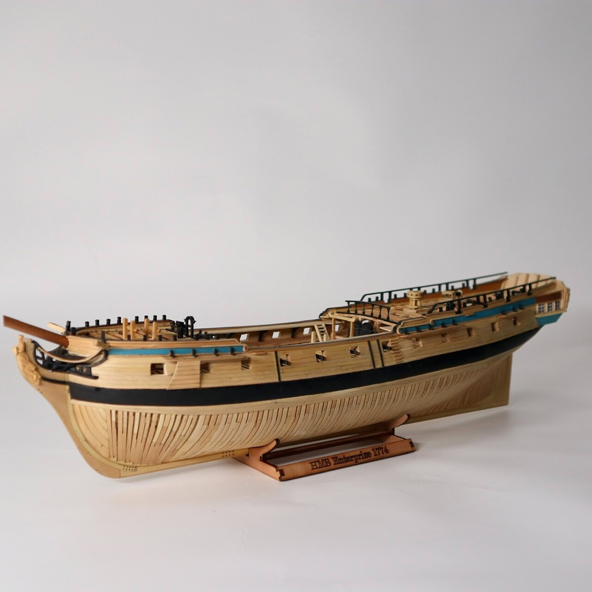 Model Kit Yacht - 1/96 Simulatie Enterprise Zeilboot 45 Cm