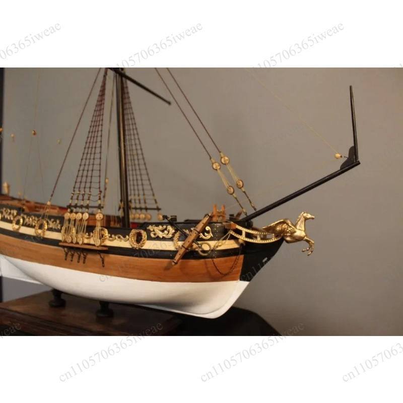 Model Kit Yacht - 1/48 schaal William Royal Yacht houten
