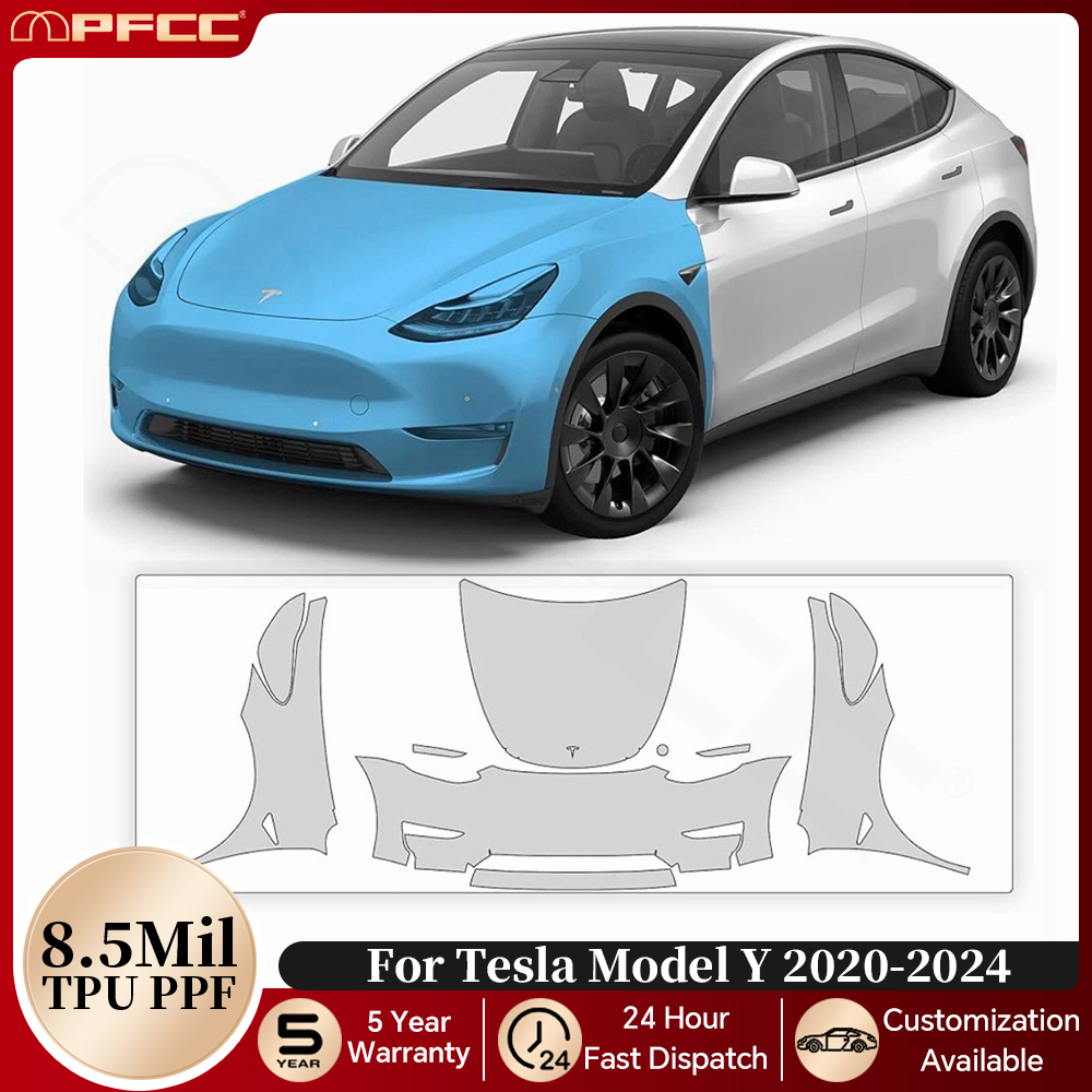 Paint Model Kit - Voorgesneden PPF voor Tesla Model Y