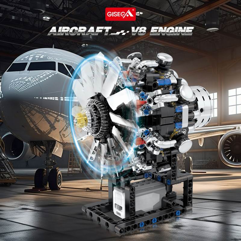 G8910 Luchtvaart V8 Motor 558- - Model Kit Engine recensie en prijs