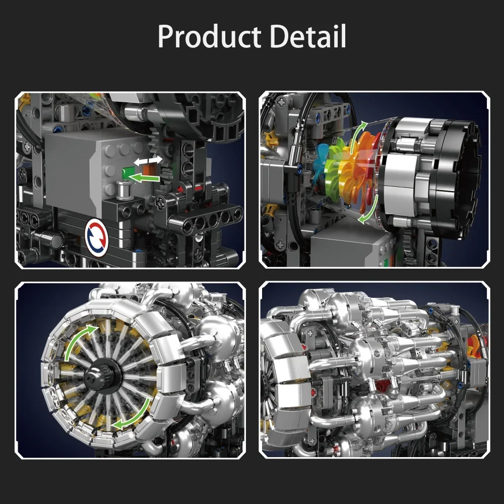 Mold King 10216 Turbojet Motor - Model Kit Engine recensie en prijs