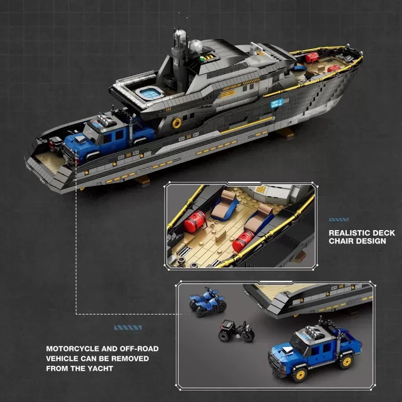 Reobrix 66103 Gigantische Luxe - Model Kit Yacht recensie en prijs