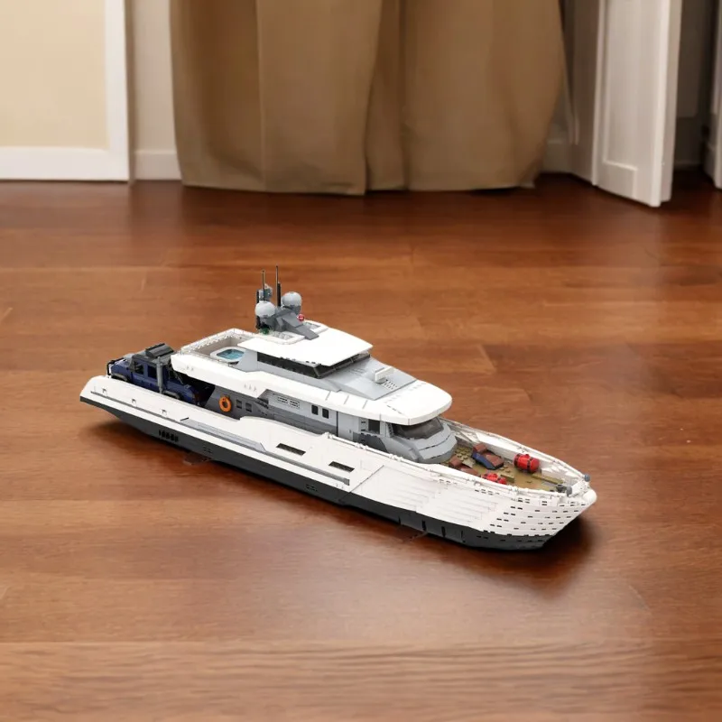 4367-delige witte Moc Explorer - Model Kit Yacht recensie en prijs