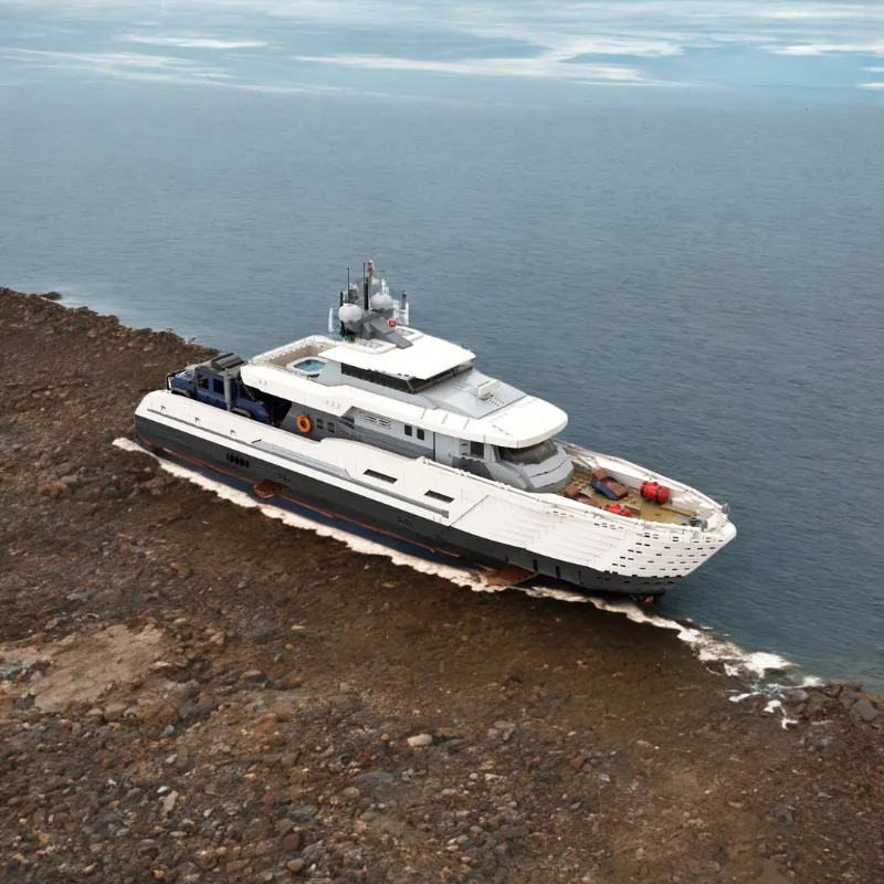 4367-delige witte Moc Explorer - Model Kit Yacht recensie en prijs